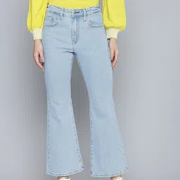 Levis Women Slim Bootcut High-Rise Light Fade Stretchable Jeans-picture-28