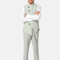TAHVO Boys Single-Breasted Slim-Fit 3-Piece Suit-picture-37