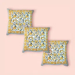 Fabric Venue White & Black Set of 5 Ethnic Motifs Square Cushion Covers image 4