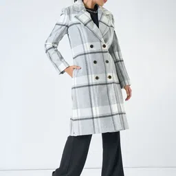 Annabelle by Pantaloons Women Checked Tailored Jacket image 5