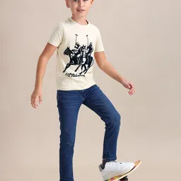 U.S. Polo Assn. Kids Boys Brand Logo Pure Cotton T-shirt-picture-13
