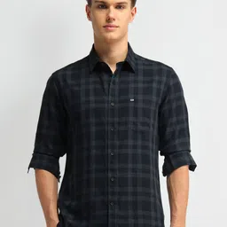 Arrow Sport Men Manhattan Slim Fit Opaque Checked Casual Shirt-image-44