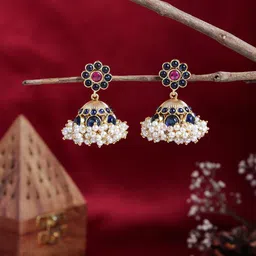 Kattam Classic Jhumkas Earrings-picture-32