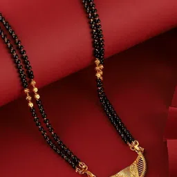 Bhagya Lakshmi Bhagya Lakshmi women's pride Traditional Gold Plated for womrn Gold-Plated Alloy Mangalsutra-picture-10