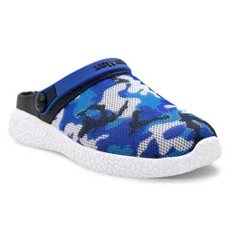 KazarMax Camouflage Designed Light Weight Slingback Clogs - Blue image 3