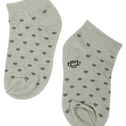 DOLLAR Pack Of 3 Heart Printed Cotton Socks - Multi Colour image 4