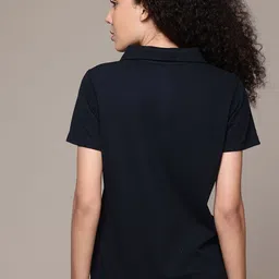 The Roadster Lifestyle Co. Striped Polo Collar T-shirt image 2