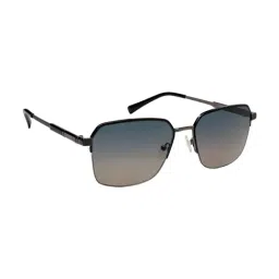 MacV Blue Polarised and UV Protected Lens Geometric Unisex Sunglasses image 2