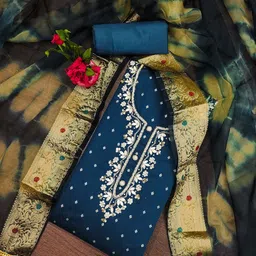 SAINOOR Semi-Stitched Dress Material-picture-33