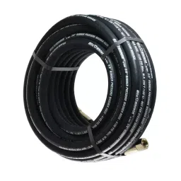 Zephyr Blushield Kevlar-Braided Pressure Washer Rubber Hose Black 6 mm x 15 m with Fitting, ZPW0615 image 2