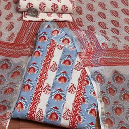 Biba Pure Cotton Unstitched Dress Material-picture-15