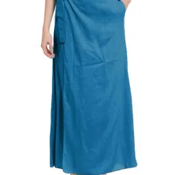 PATRORNA Teal Maxi Skirt-picture-10