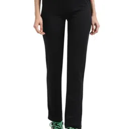Reebok Coal Black Mid Rise Sports Track Pants-picture-39
