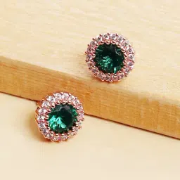 The Real Effect London Silver Stud Earrings for Women-image-26