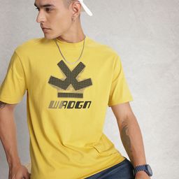 WROGN Oversized Fit Graphic Printed Pure Cotton T-shirt-picture-32