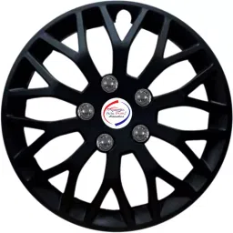 Auto Pearl ViB01 R1333.02 cm (13 Inch) Press Type Wheel Hubcap with Retention Ring Glossy Black Wheel Cover for Maruti A-Star (Set of 4)-image-81