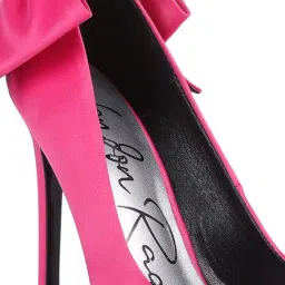 London Rag Women's Fuchsia Stiletto Pumps image 4