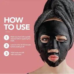 Elecsera Anti Blackhead Charcoal Mask Cream- 130 ml image 3
