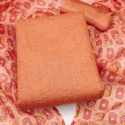 SHADOW & SAINING Floral Embroidered Unstitched Dress Material-picture-26