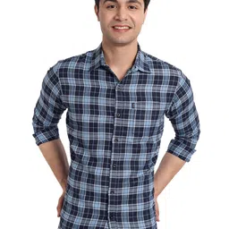 High Skyzz Classic Checked Spread Collar Shirt-picture-10