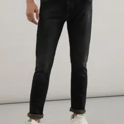 Lee Bruce Dark Blue Skinny Fit Lightly Washed Jeans-picture-11