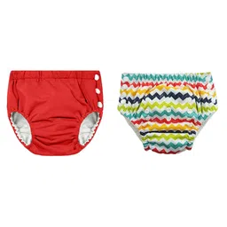Chinmay Kids Reusable Swim Diaper Pants Pack of 2 Soft Adjustable and Leak-Proof Unisex Swimming Pool Wear for Infant Boys and Girls-image-91