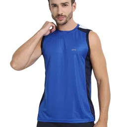 FTX Men Pack of 4 Dri-FIT Colourblocked Round Neck T-shirts image 5