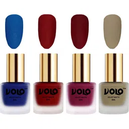 VOLO Set Of 4 Velvet Matte Nail Polish- 8 ml Each- Shade- 19-22-25-37-image-50