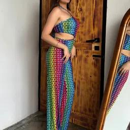 TANDUL Halter Neck Basic Jumpsuit image 3