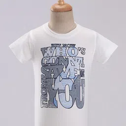 Dapper Dudes Full Sleeves Abstract Printed Blazer With Tee Set - Blue image 2