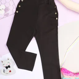 Cutiekins Woven Solid Trousers - Black image 3