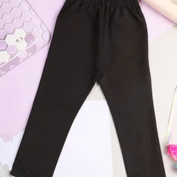 Cutiekins Woven Solid Trousers - Black image 4