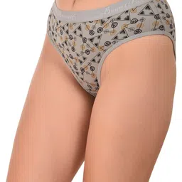 CARELOVE Pack Of 3 Printed Pure Cotton Hipster Briefs image 5