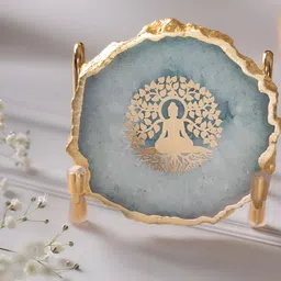 HOMEARTE Turquoise Blue Buddha Figurine Showpiece-picture-14