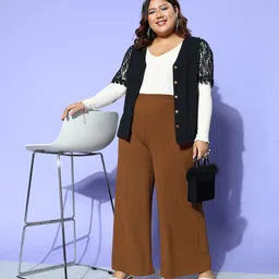 CURVE BY KASSUALLY Plus Size Trousers-picture-34