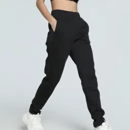 Puma EVOSTRIPE Womens Black Joggers-image-73