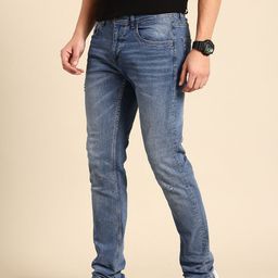 Being Human Men Slim Fit Low Distress Light Fade Stretchable Jeans-picture-29