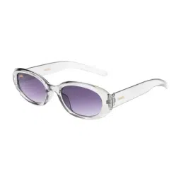 MAGNEQ Purple UV Protection Oval Unisex Sunglasses-picture-45