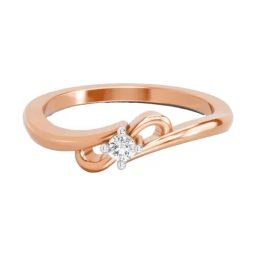 Sparkles Lab Grown Diamond 14k (585) Rose Gold Ring for Women-picture-33