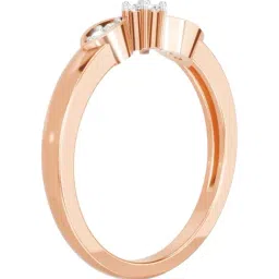 Sparkles Lab Grown Diamond 14k (585) Rose Gold Ring for Women image 2