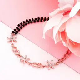 GIVA Love is EveryWhere 92.5 Sterling Silver Divine Connect Mangalsutra Bracelet-image-4