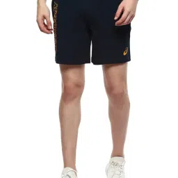 Asics Navy Regular Fit Printed Sports Shorts-picture-19