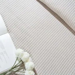 Saral Home Beige Cotton Quilt Set of 1 image 5