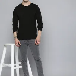 ether Men Regular Fit V-Neck T-shirt-picture-10