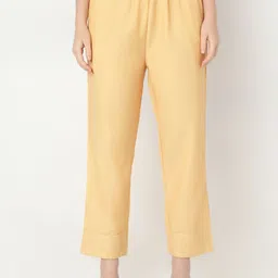 Ethnicity Women Straight Fit Trousers-image-3