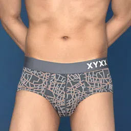XYXX Printed Mid-Rise Basic Brief XYBRF192-picture-35