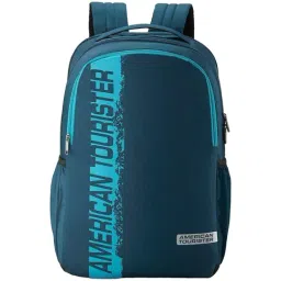 American Tourister Spin 29 Ltrs Teal Medium Laptop Backpack-picture-27