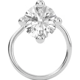 SHINE ETERNAL Lab Grown Diamond 14k (585) White Gold Nosepin for Women-picture-32