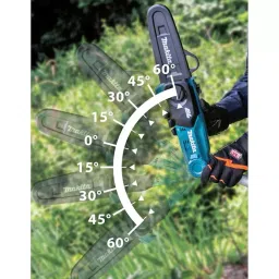 Makita 18 V Cordless Pole Saw 20 cm Bar Length and 55 ml Tank Capacity, DUA200Z (Without Battery and Charger) image 4