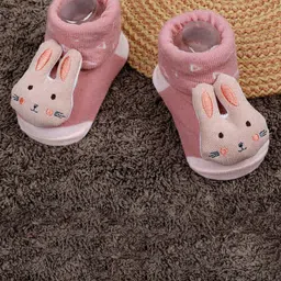 Baby Moo Infants Kids Bunny Cotton Socks Booties image 1